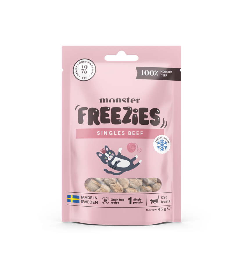 Monster Cat Freeze Dried Treats Singles Beef
