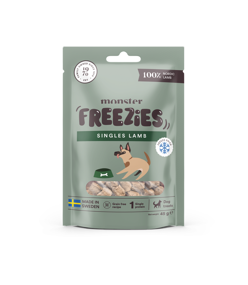 Monster Freeze Dried Treats Singles Lamb