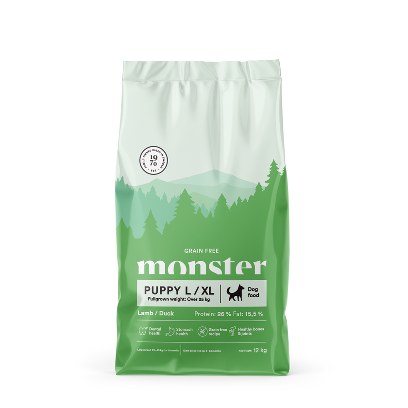 Monster Grain Free Puppy Large Lamb/Duck