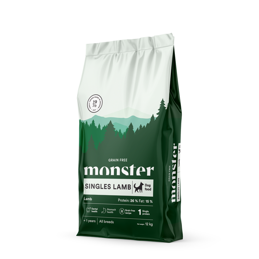 Monster Grain Free Singles Lamb