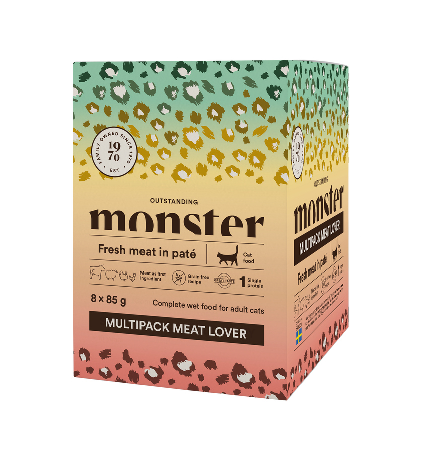 Monster Cat Adult Multipack Meat Lover - Portionspåsar