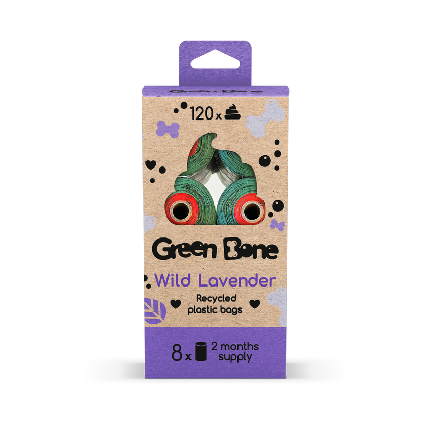 Green Bone Refill Wild Lavender Hundbajspåsar