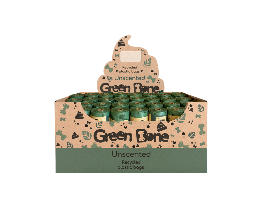 Green Bone Refill Unscented Hundbajspåsar