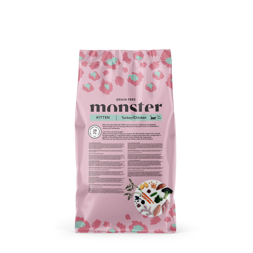 Monster Cat Grain Free Kitten Turkey/Chicken 6 kg