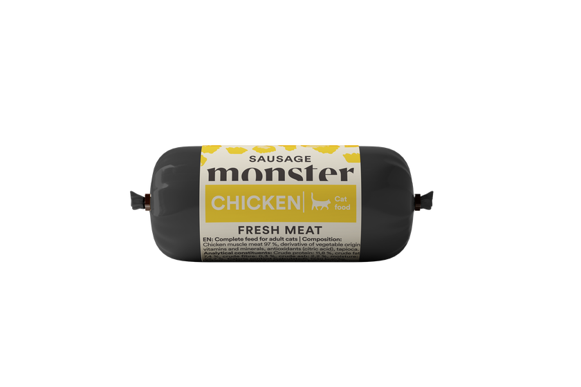 Monster Cat Sausage Chicken