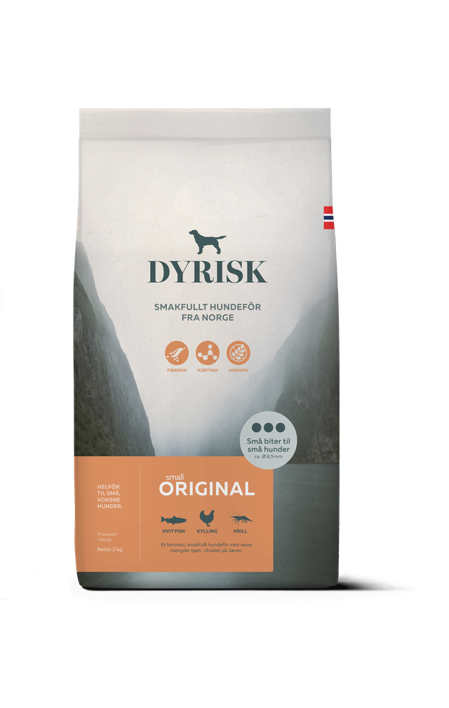 Dyrisk Hundfoder Small Original
