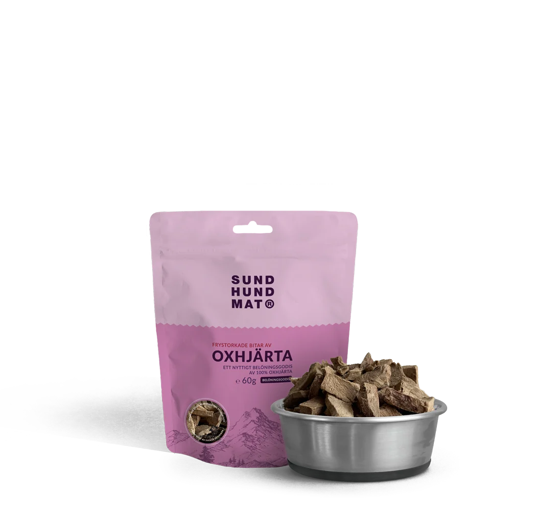 Frystorkat Oxhjärta 60g