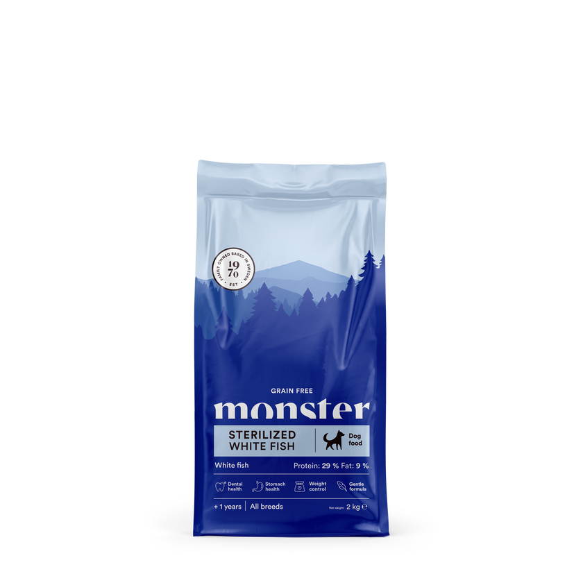 Monster Grain Free Sterilized White Fish
