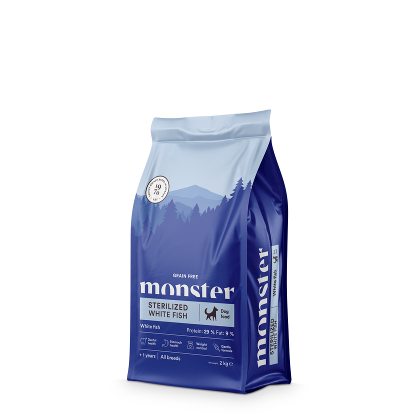 Monster Grain Free Sterilized White Fish