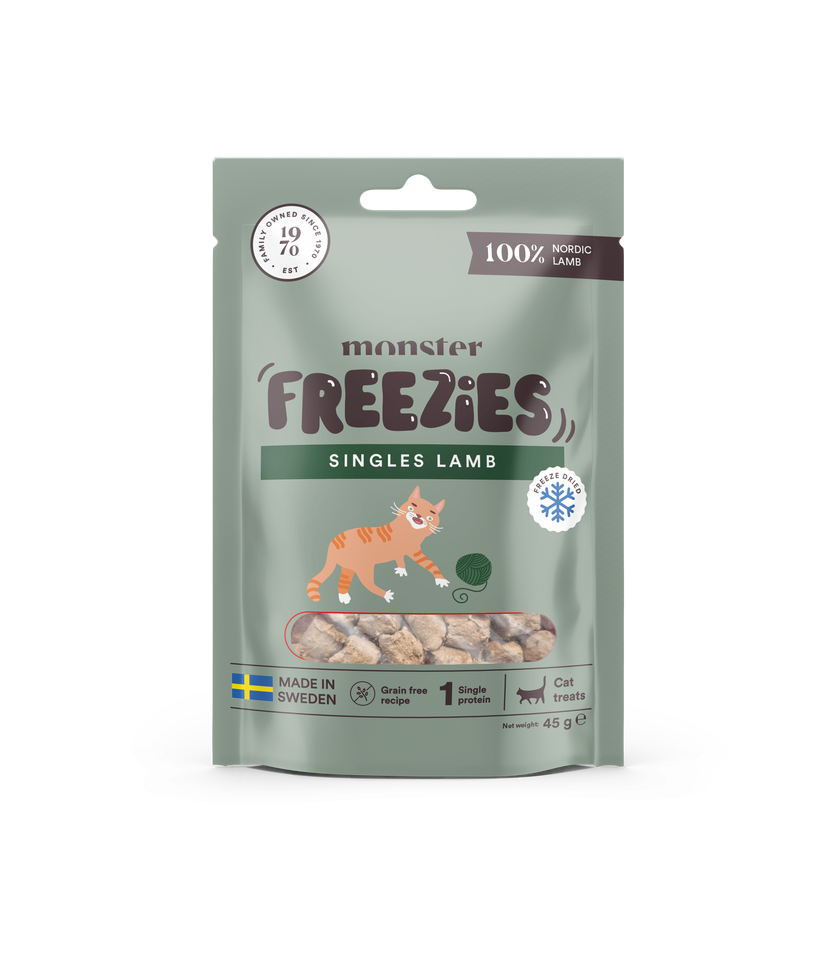 Monster Cat Freeze Dried Treats Singles Lamb