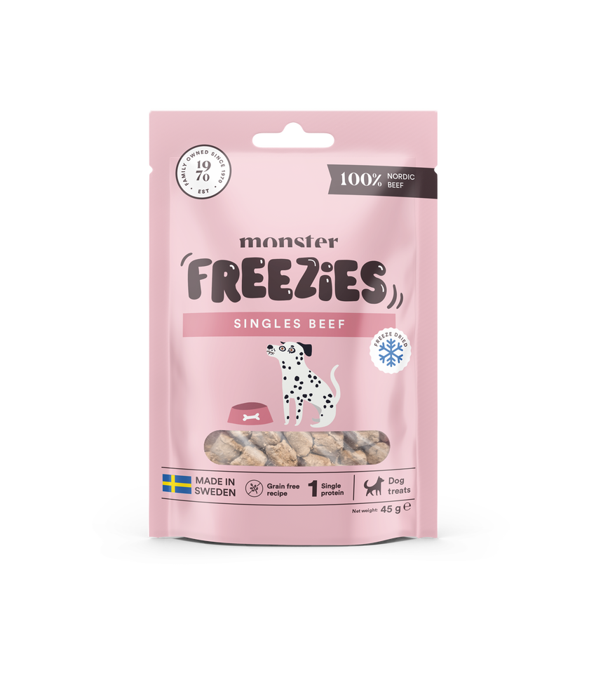 Monster Freeze Dried Treats Singles Beef