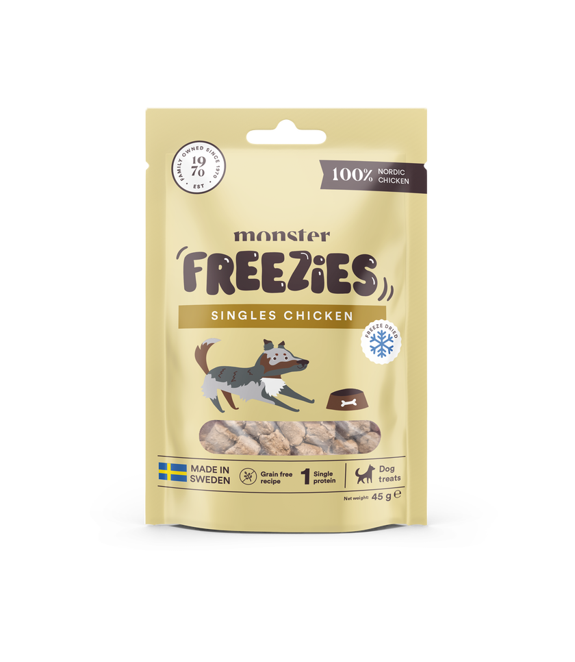 Monster Freeze Dried Treats Singles Chicken