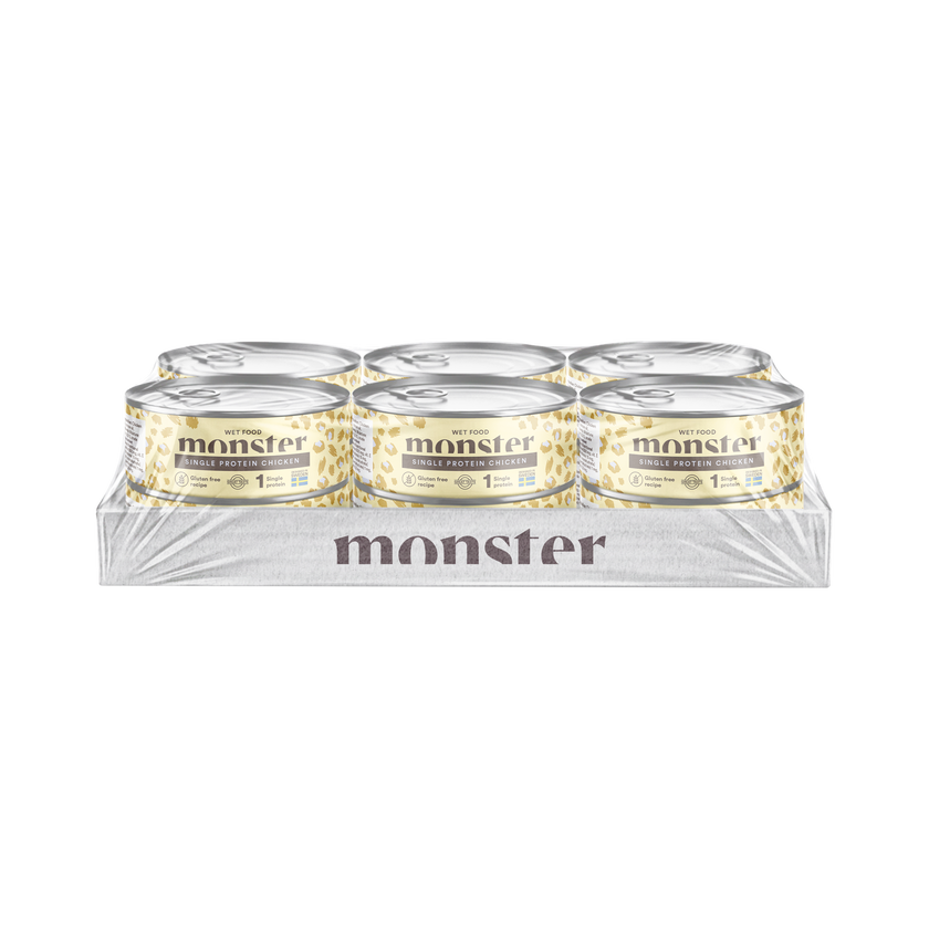 Monster Cat Adult Single Protein Chicken Can 100 g, 200 g
