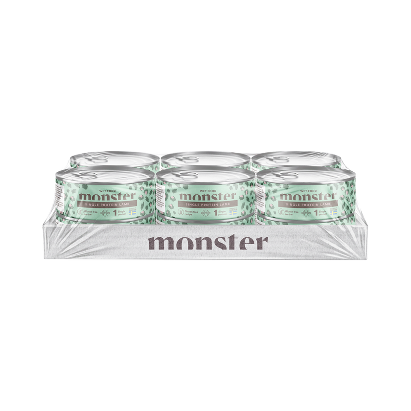 Monster Cat Adult Single Protein Lamb Can 100g, 200g