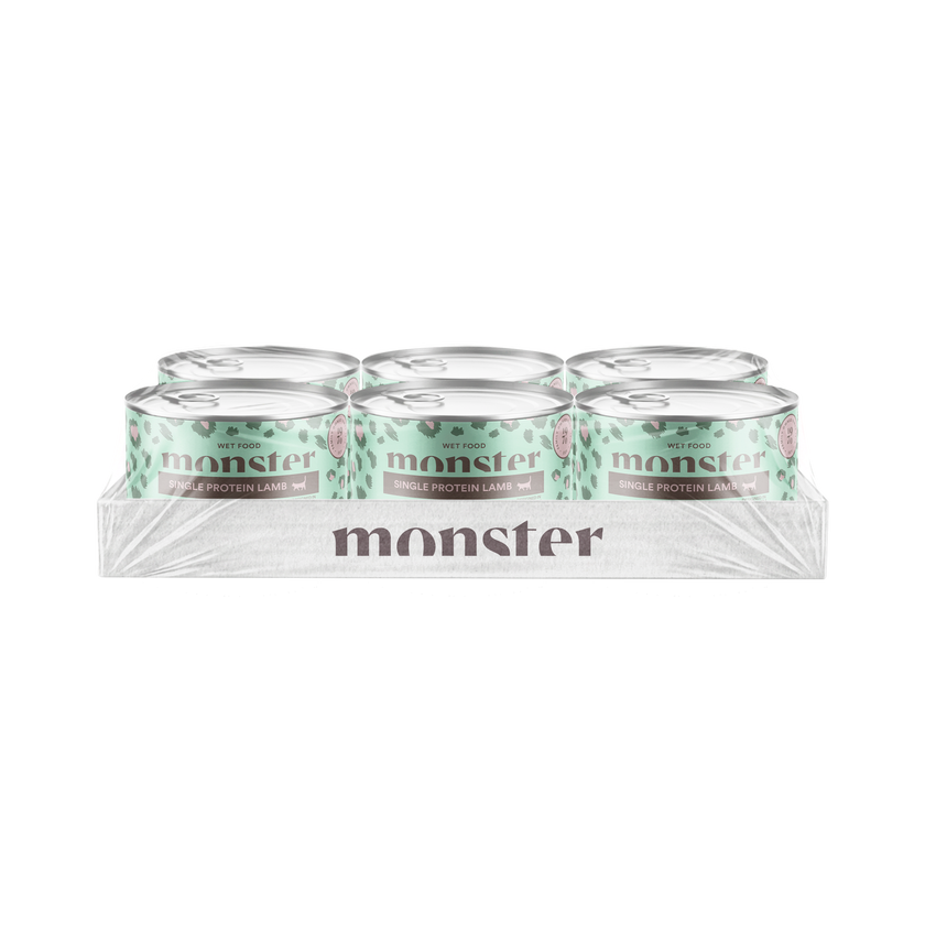 Monster Cat Adult Single Protein Lamb Can 100g, 200g