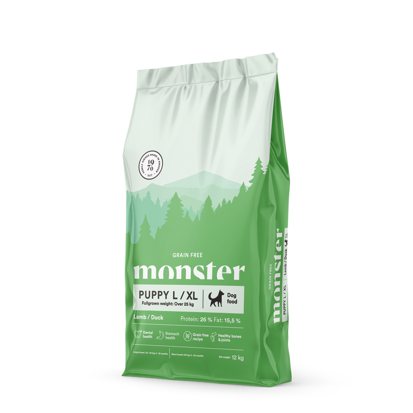 Monster Grain Free Puppy Large Lamb/Duck