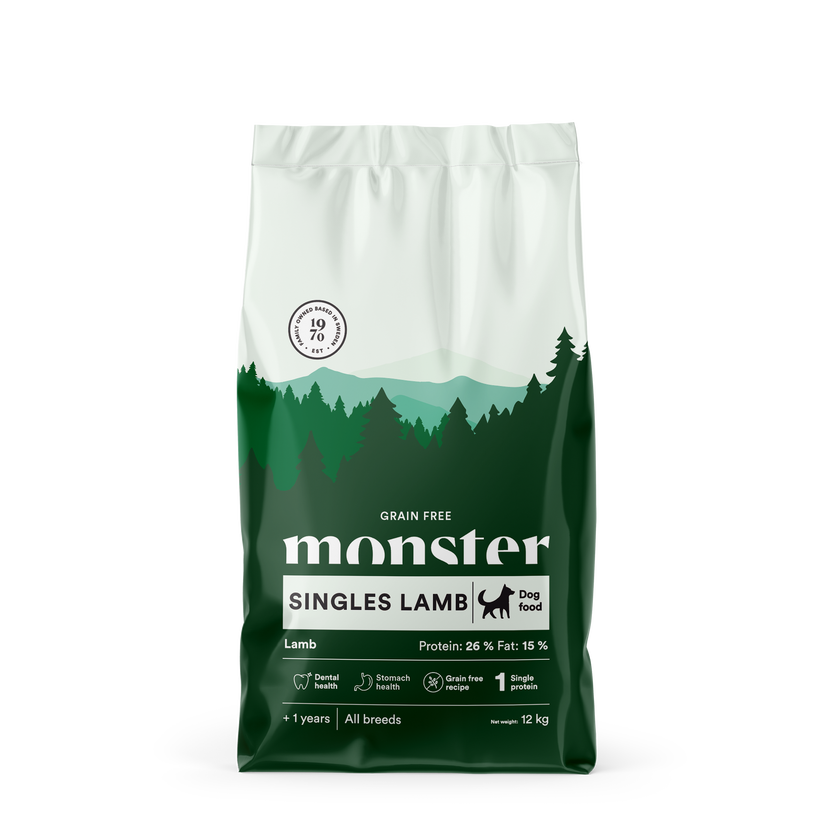 Monster Dog Grain Free Singles Lamb Small Bites