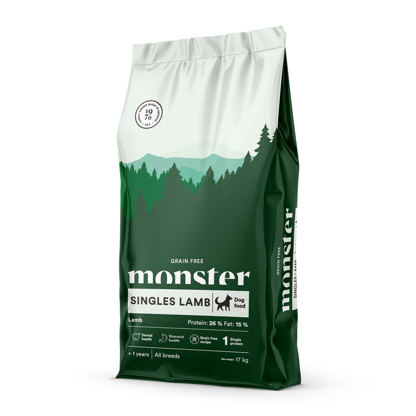 Monster Grain Free Singles Lamb