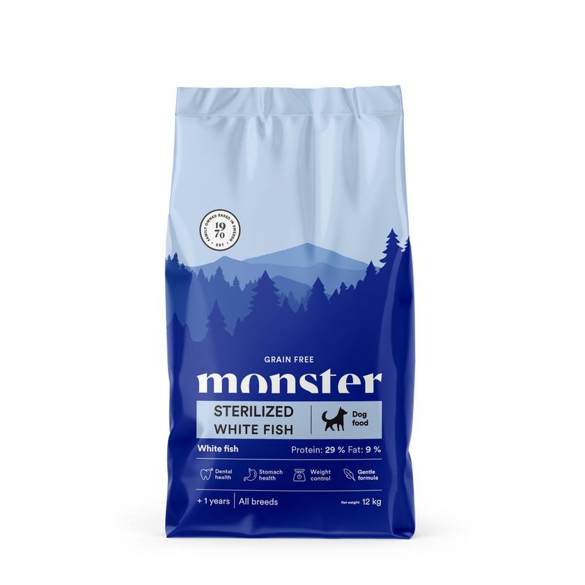 Monster Grain Free Sterilized White Fish