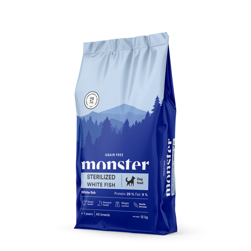 Monster Grain Free Sterilized White Fish