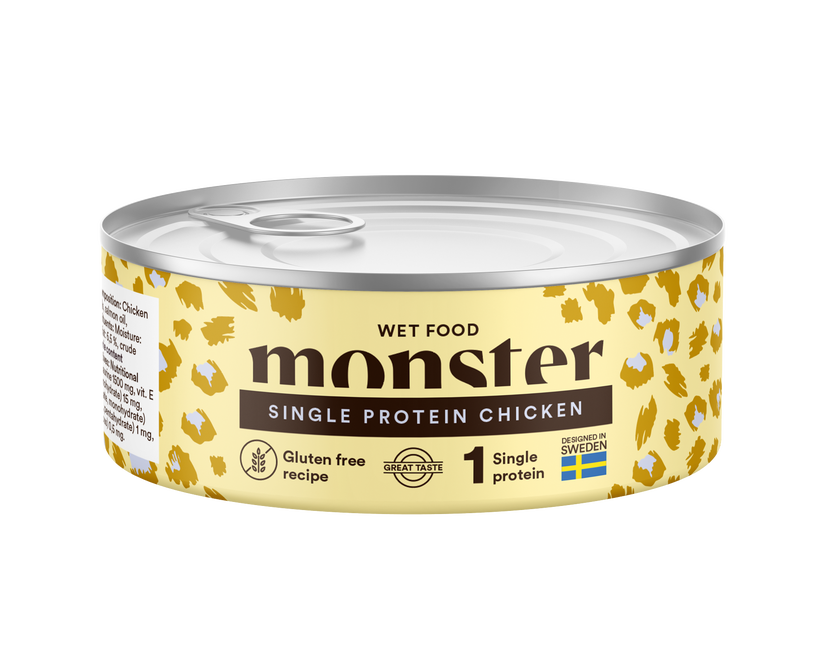 Monster Cat Adult Single Protein Chicken Can 100 g, 200 g