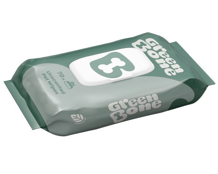 Green Bone Pet Wipes 70st