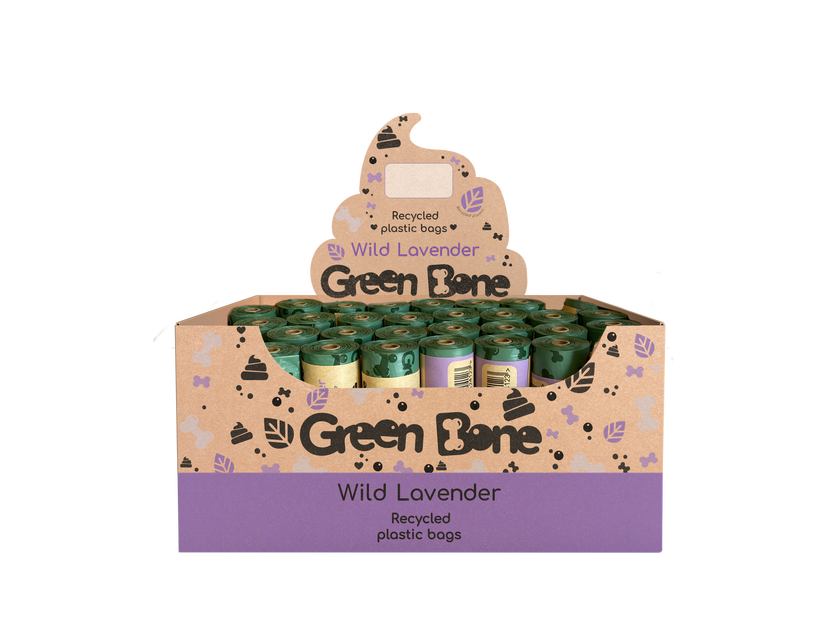 Green Bone Refill Wild Lavender Hundbajspåsar