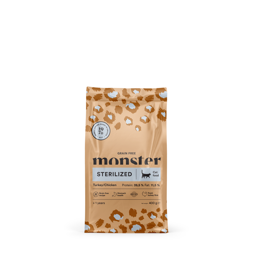 Monster Cat Grain Free Sterilized Turkey/Chicken