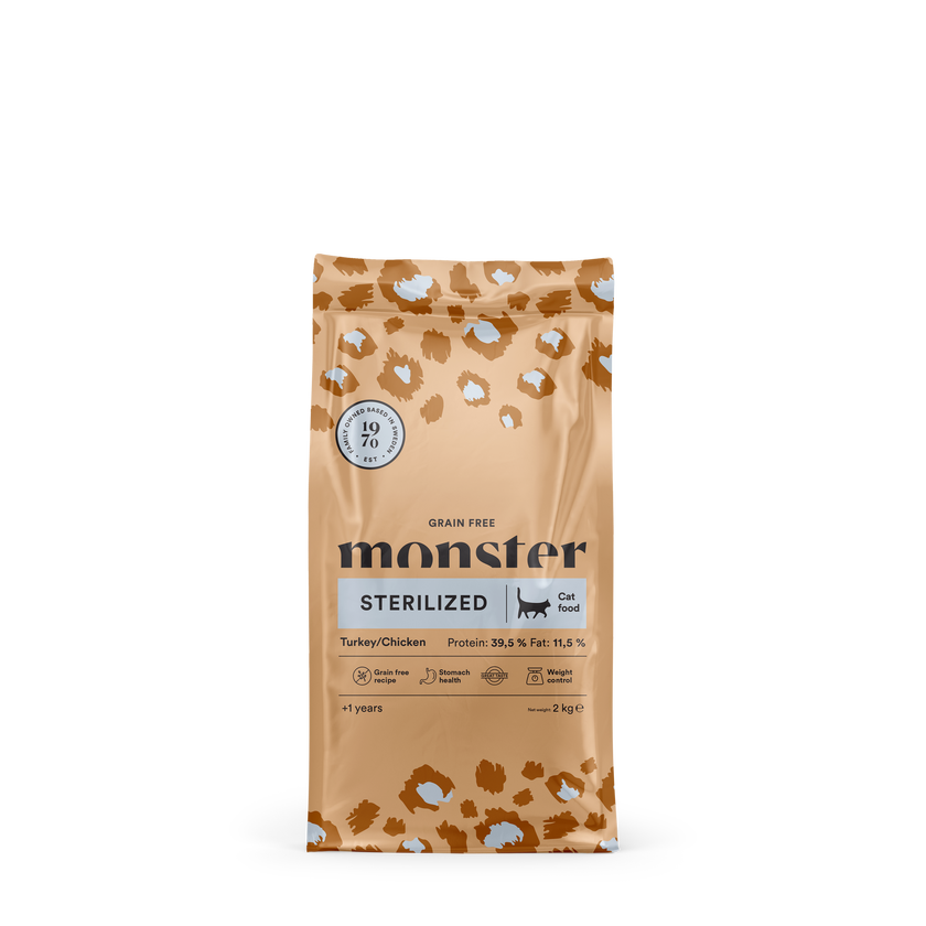 Monster Cat Grain Free Sterilized Turkey/Chicken
