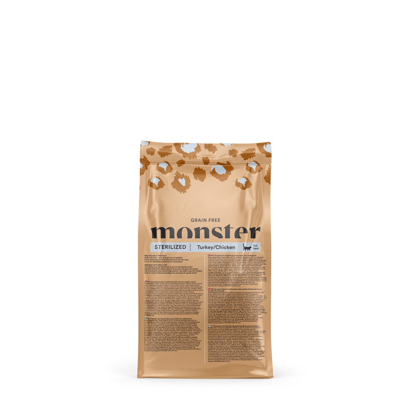 Monster Cat Grain Free Sterilized Turkey/Chicken
