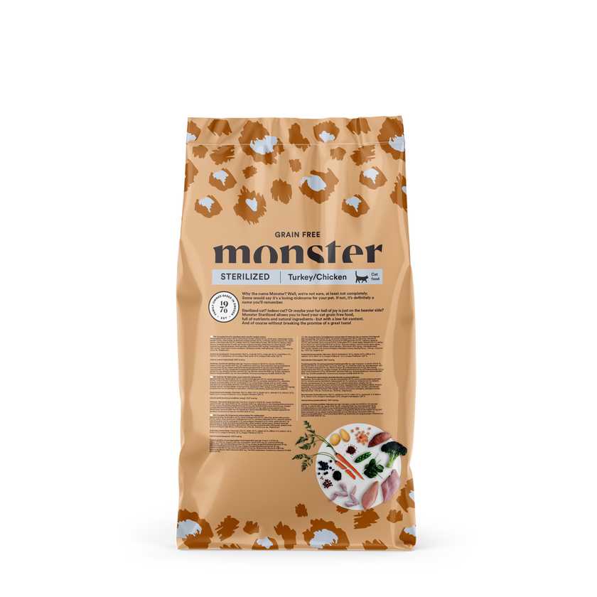 Monster Cat Grain Free Sterilized Turkey/Chicken