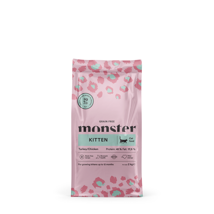 Monster Cat Grain Free Kitten Turkey/Chicken 6 kg