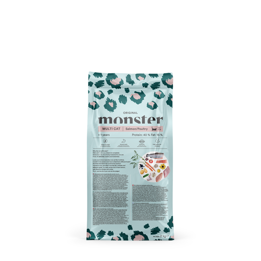 Monster Cat Original Multicat Salmon/Poultry