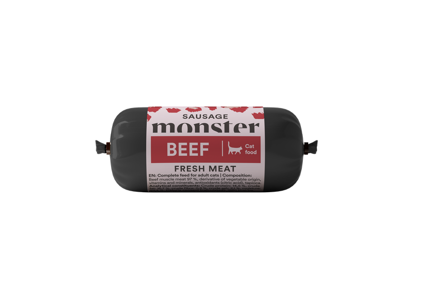 Monster Cat Sausage Beef