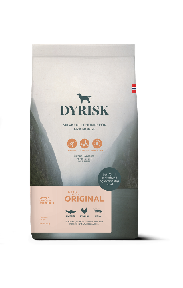Dyrisk Hundfoder Light & Senior